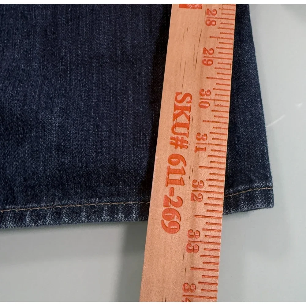True Religion Ricky Straight Leg Mens Blue Denim 100% Cotton Jeans - 38x32